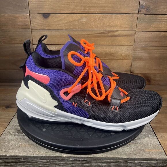 Nike Mens Size US 9 Zoom Moc Black Orange Purple AT8695-003 Lace Up Sneakers - Picture 1 of 10